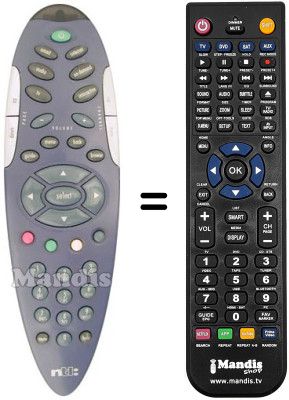 Comandament a dist&agrave;ncia equivalent Pace DI4001